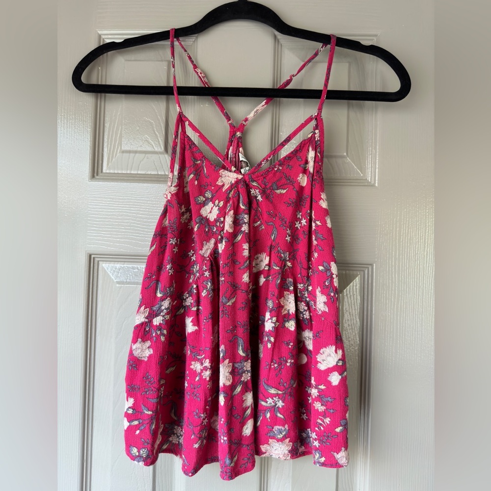 American Eagle floral strappy tank SOLD
